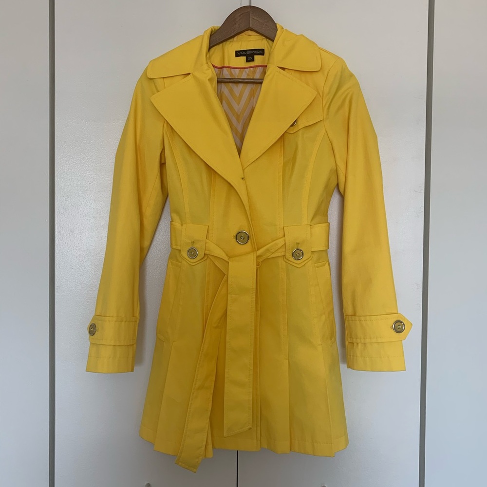 Yellow Trench Coat
